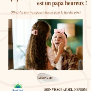 Offre fête des pères : Soin du visage au sel d'Epsom